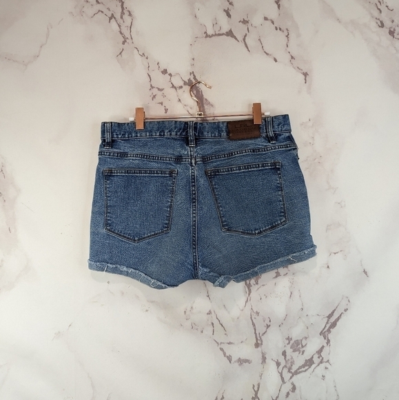 Lauren Ralph Lauren Shorts Women 8 Jean Denim High Rise Medium Wash Cut Off Mom - Picture 5 of 11
